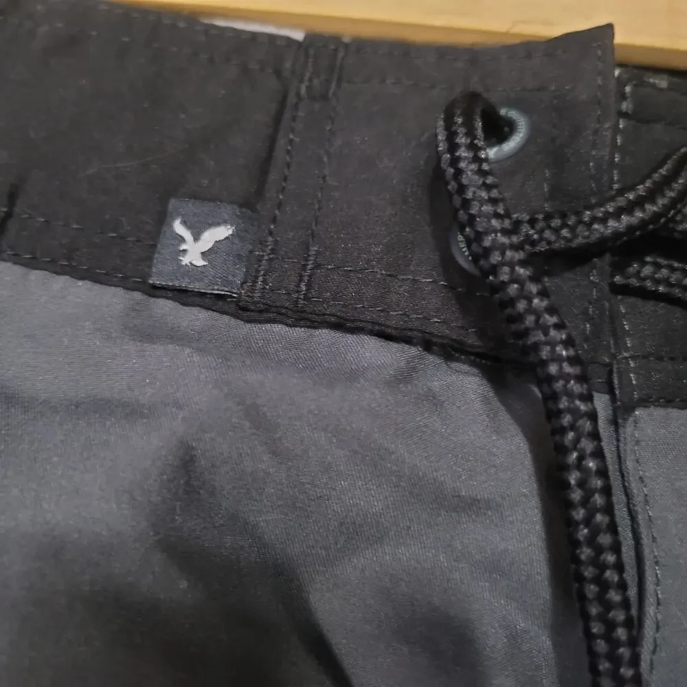 New‎ American Eagle Mens Board Shorts Swim Trunks Medium Gray